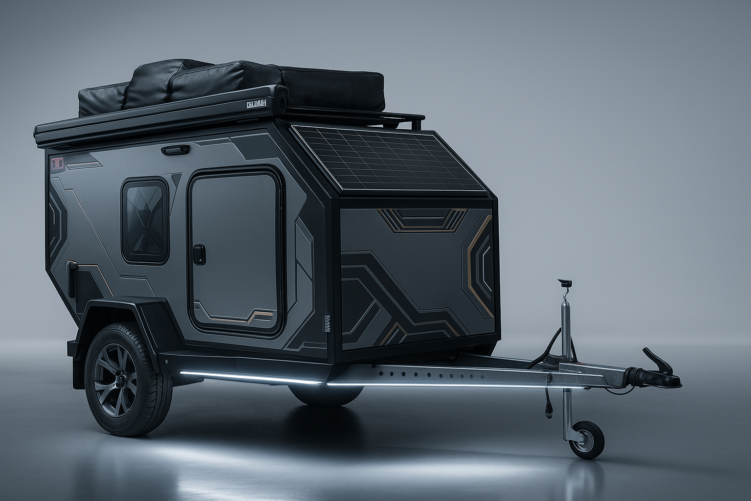 Thalberg T-800 mini off-road caravan (Premium Edition - Folierung / Unterbodenbeleuchtung)